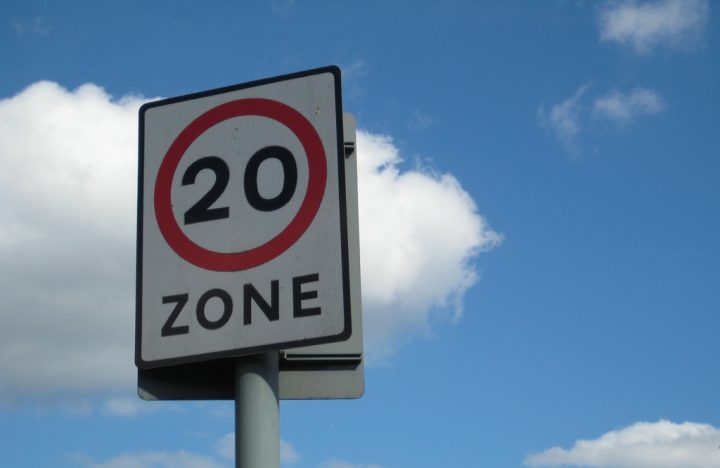 UK survey reveals many drivers exceeding 20 mph limits