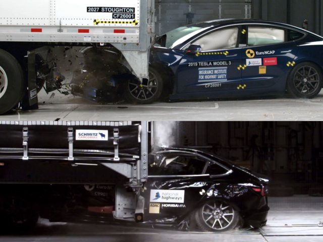 Euro NCAP truck under-run tests