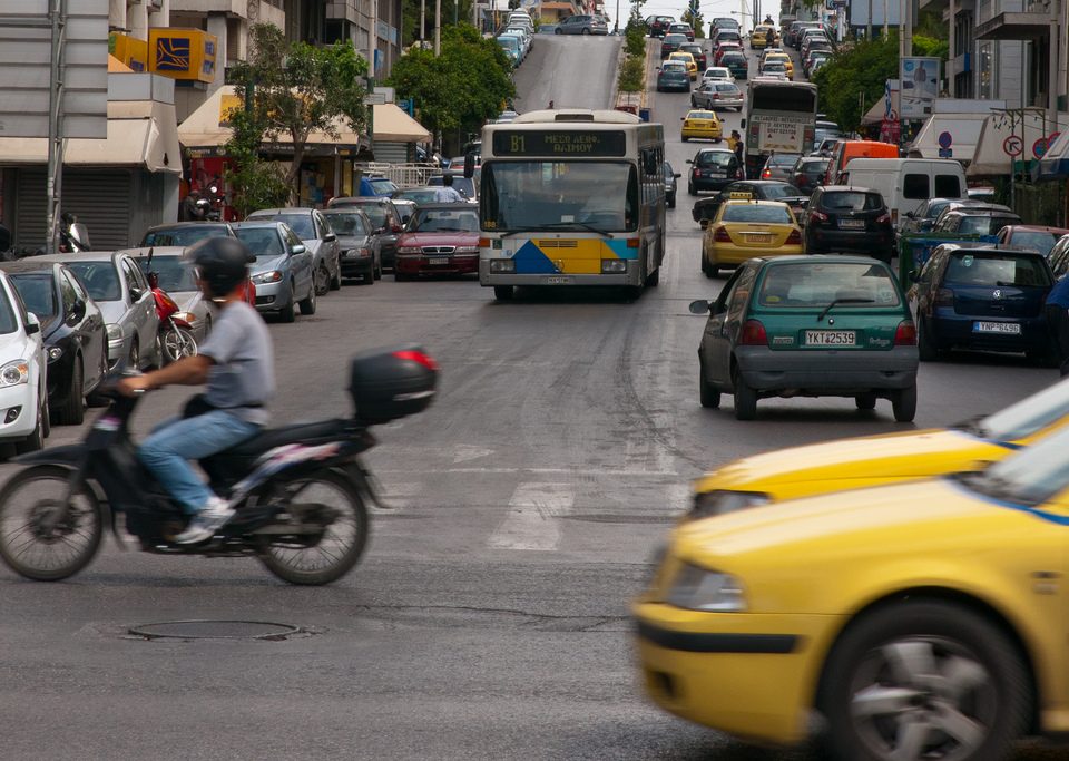 Traffic in Athens