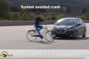 Latest Euro NCAP five-star rating scheme includes cyclist-detection Autonomous Emergency Braking