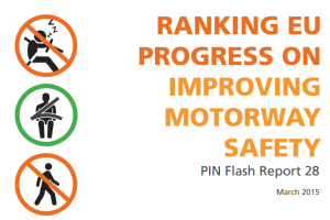 Ranking EU Progress on Improving Motorway Safety (PIN Flash 28)