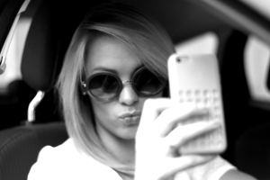 A third of young drivers admit taking ‘selfies’ at the wheel
