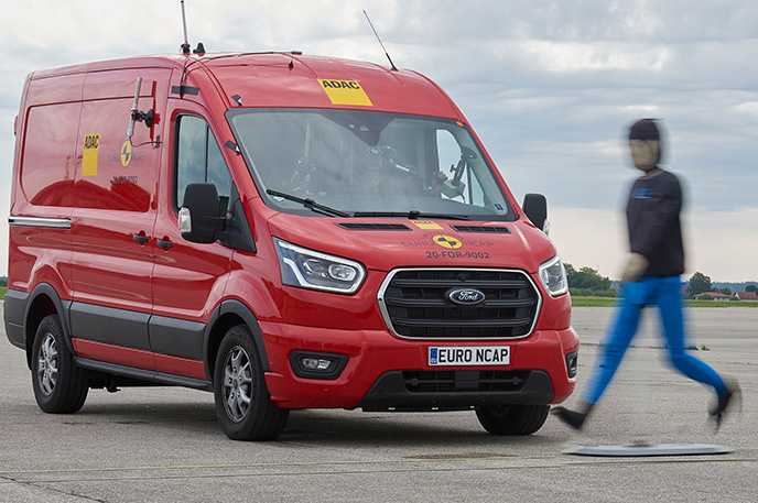 Euro NCAP Commercial Van Safety Tests - FIAT Ducato 2023 